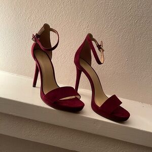 Elegant Burgundy Stiletto Heels